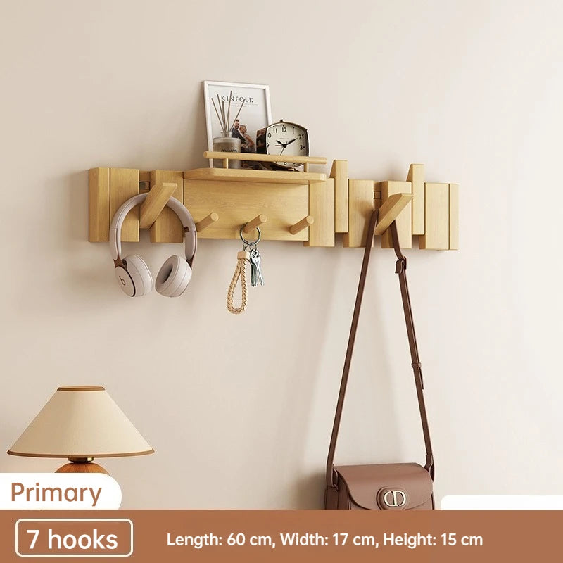 Piano Key Hanger — Wooden Foldable Wall Hook