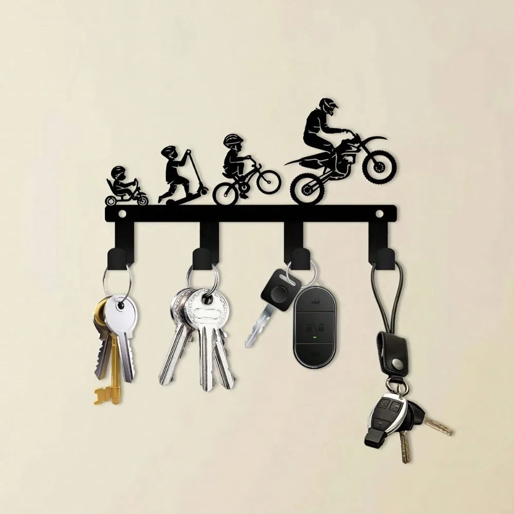 Minimalist Metal Key Hook — Heavy Duty Wall Mount