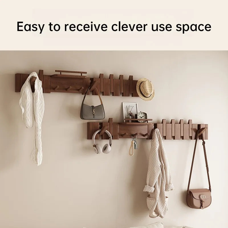 Piano Key Hanger — Wooden Foldable Wall Hook