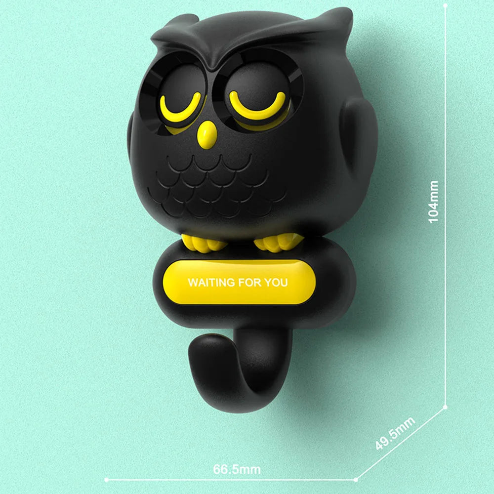 Owl Key Hook — Decorative Wall Hanger