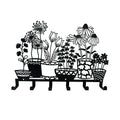 Decorative Metal Key Hooks — Wall Mounted Organizer