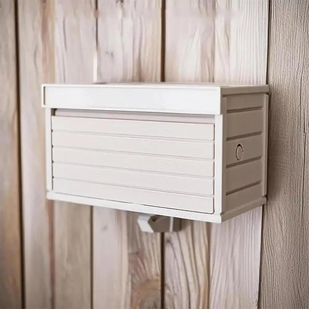 Miniature Garage Key Holder — Wall-Mounted with Opening Door