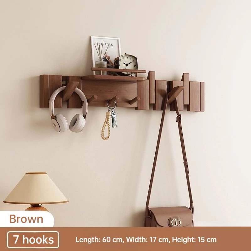 Piano Key Hanger — Wooden Foldable Wall Hook